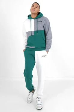 Jogging Bicolore Logo Vert