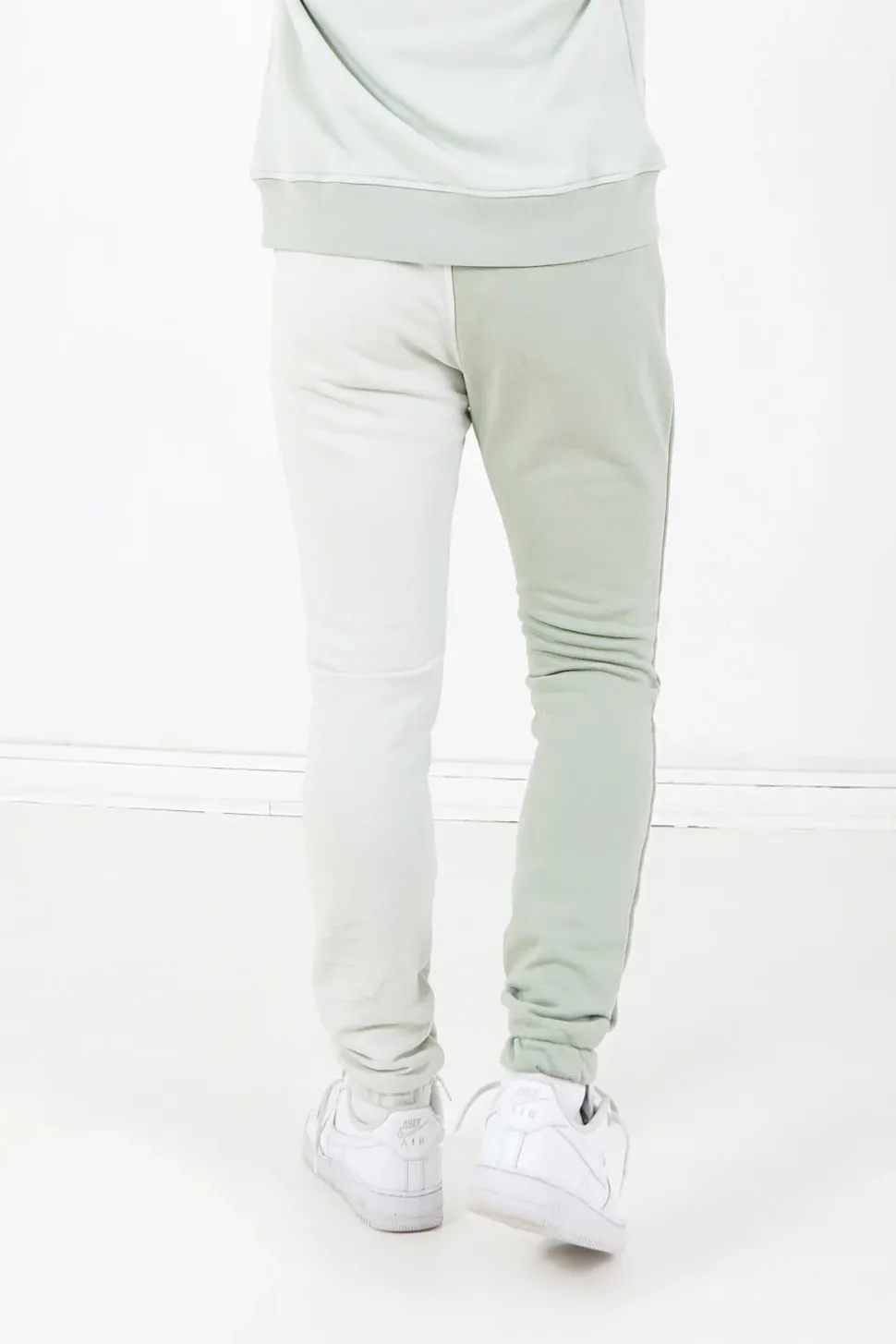 Jogging Bicolore Logo Vert Clair