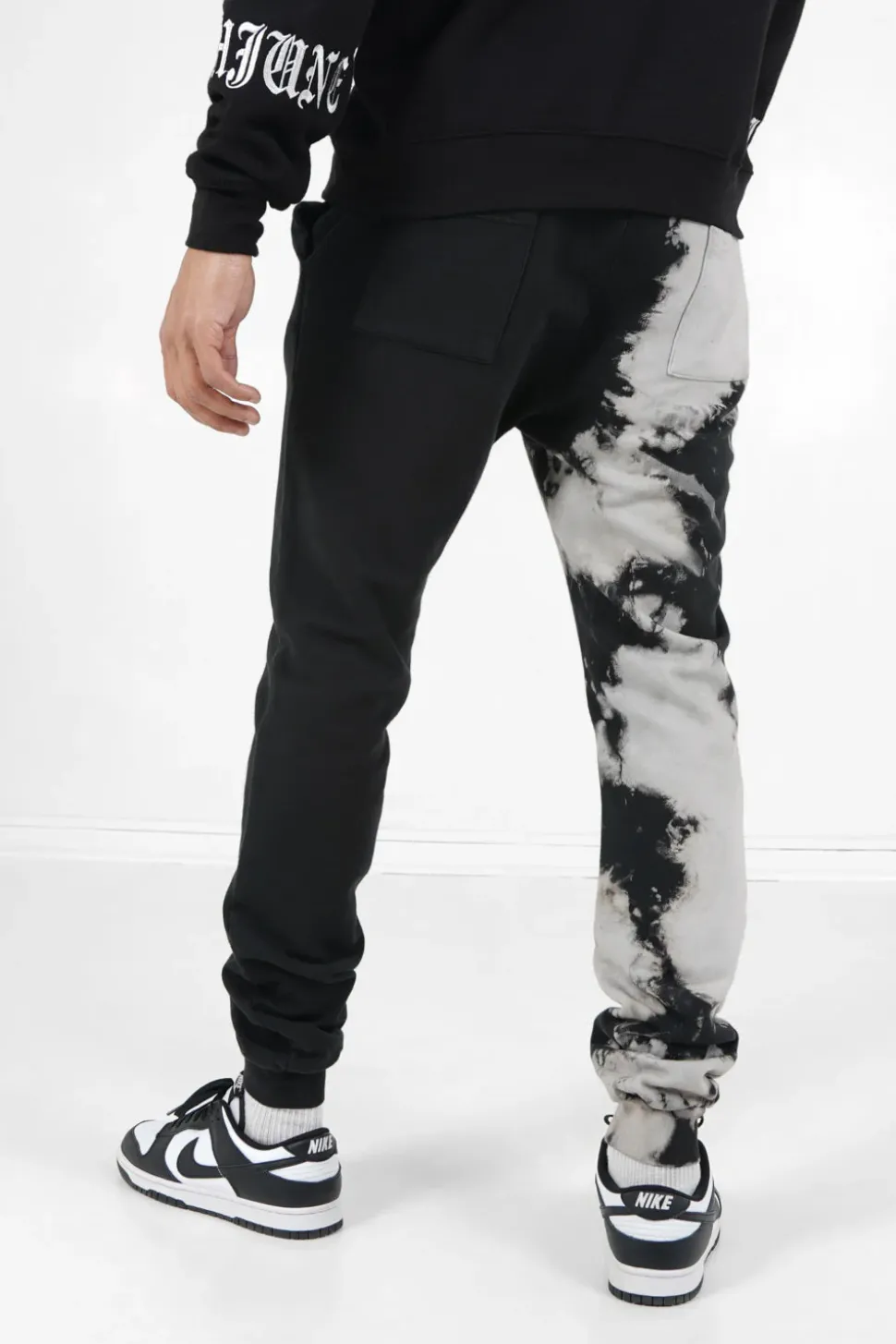 Jogging Bicolore Tie Dye Noir