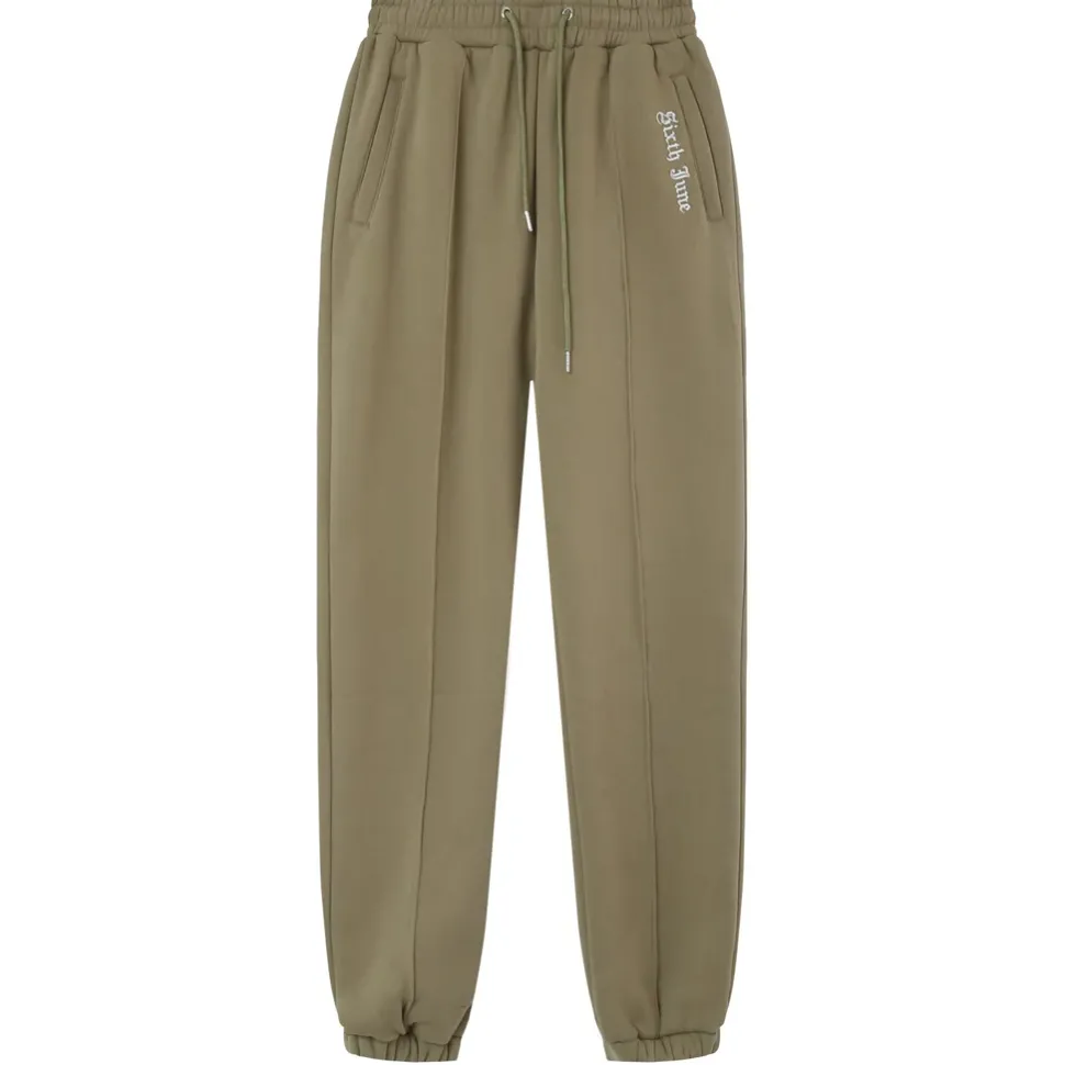 Jogging Broderie Gothique Vert Kaki