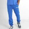 Jogging Broderie Retro Bleu