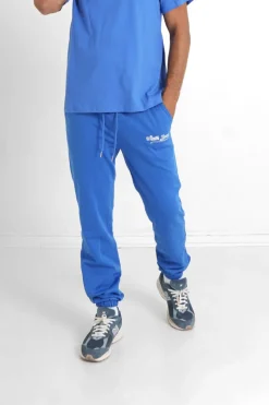 Jogging Broderie Retro Bleu