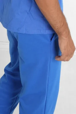 Jogging Broderie Retro Bleu