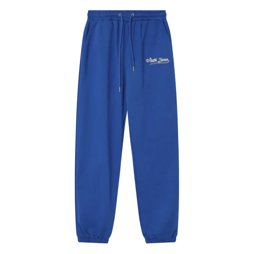Jogging Broderie Retro Bleu