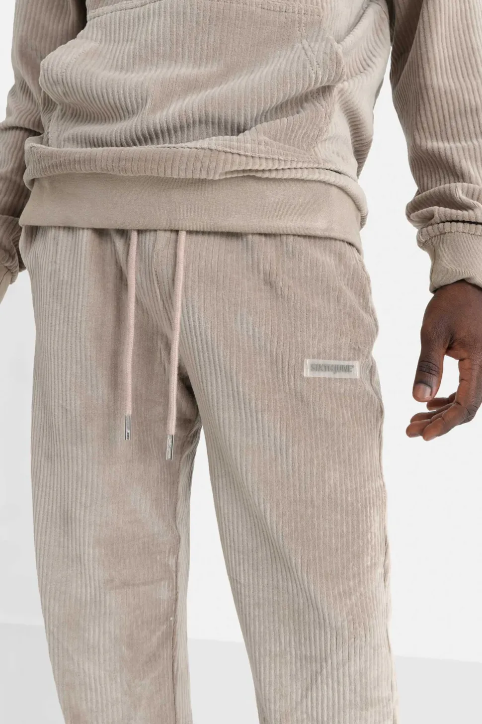 Jogging Cosy Logo Gomme Vert Clair