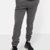 Jogging Cotele Cordon Gris Fonce