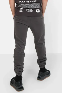 Jogging Cotele Cordon Gris Fonce