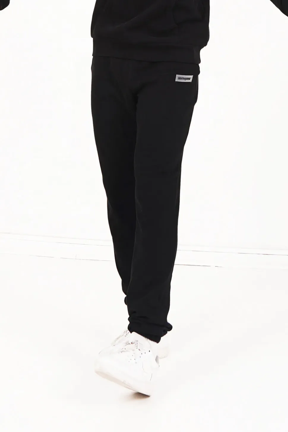Jogging Cotele Cordon Noir