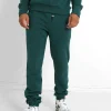 Jogging Cotele Cordon Vert Fonce
