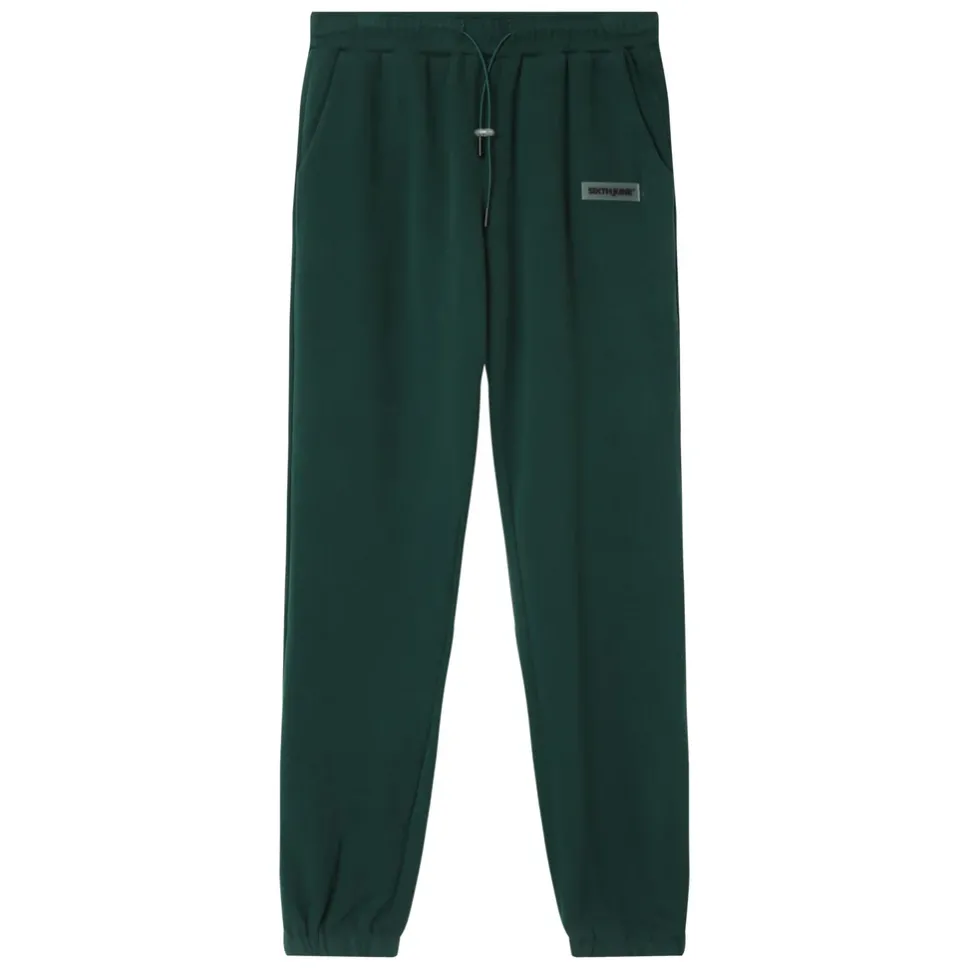Jogging Cotele Cordon Vert Fonce