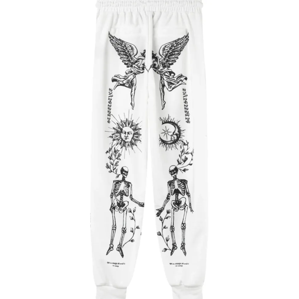 Jogging Imprime Tarot Blanc
