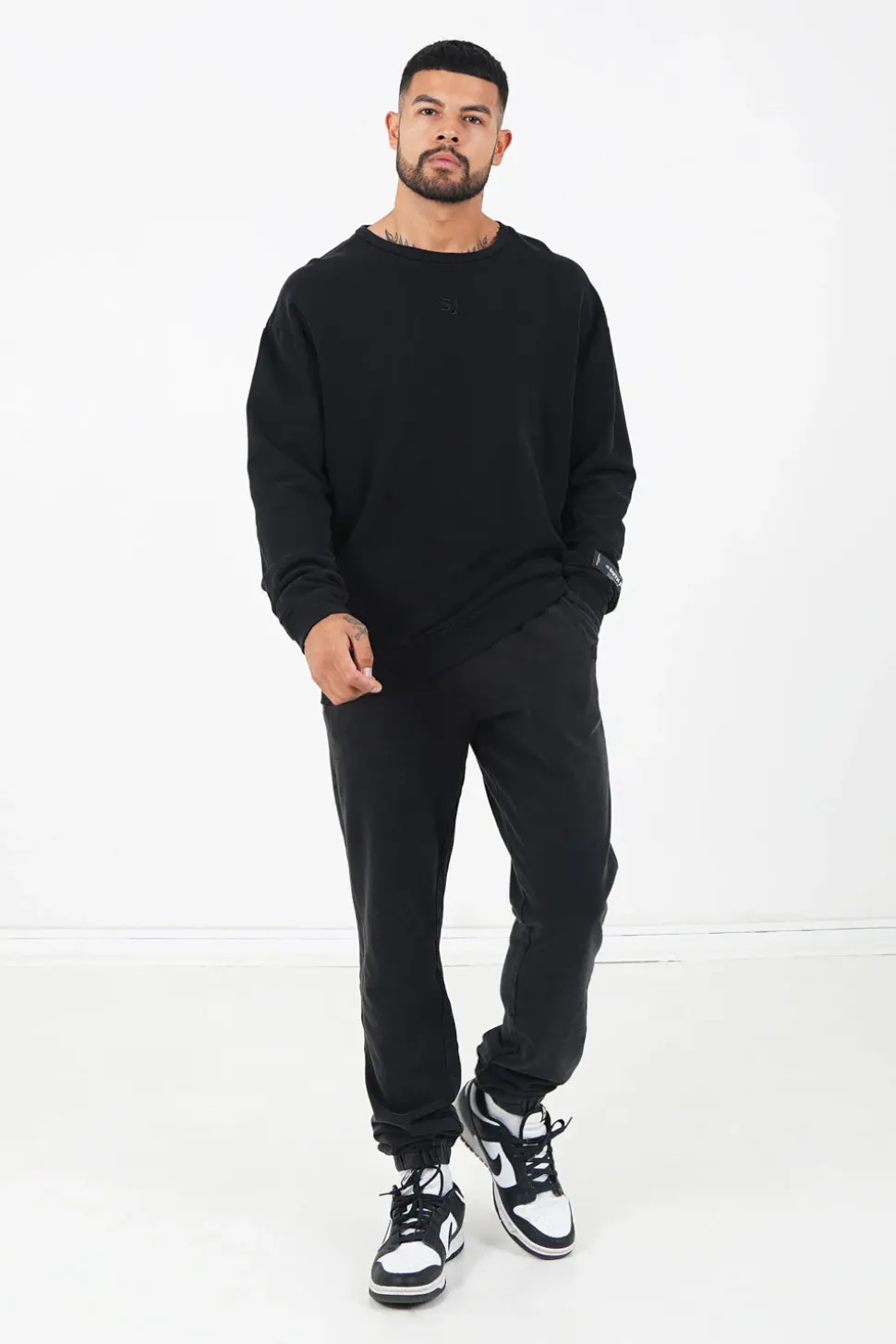 Jogging Initiales Delave Noir