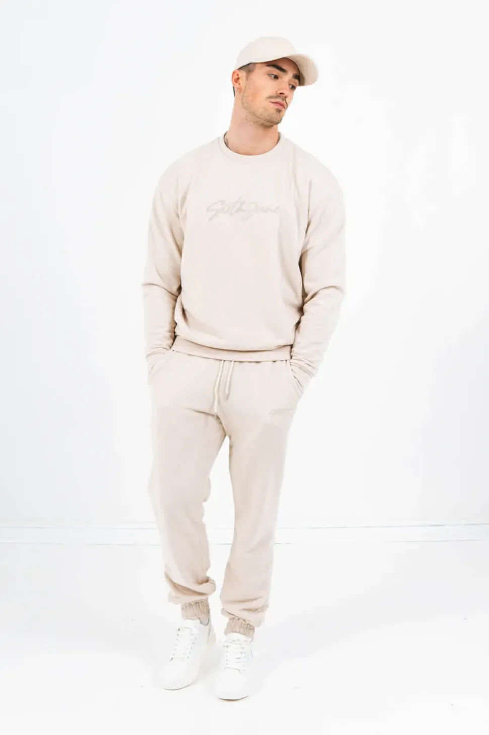 Jogging Logo Signature Beige