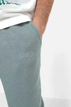 Jogging Logo Signature Vert Fonce
