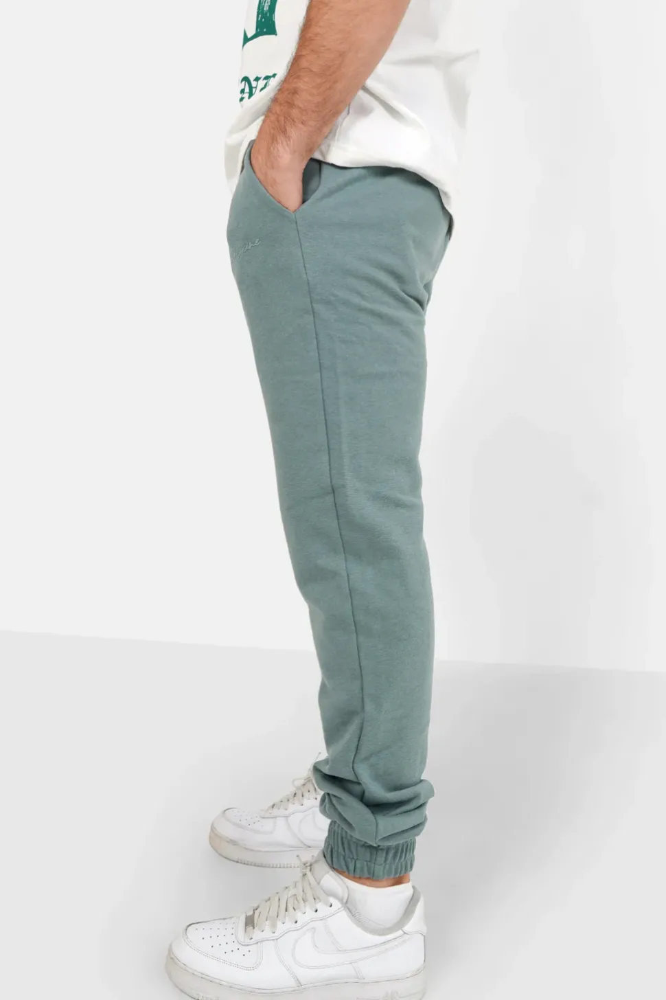 Jogging Logo Signature Vert Fonce