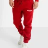 Jogging Molletonne Logo Brode Rouge