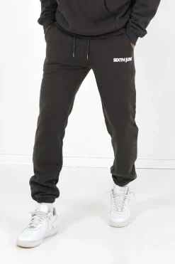 Jogging Molletonne Logo Gris Fonce