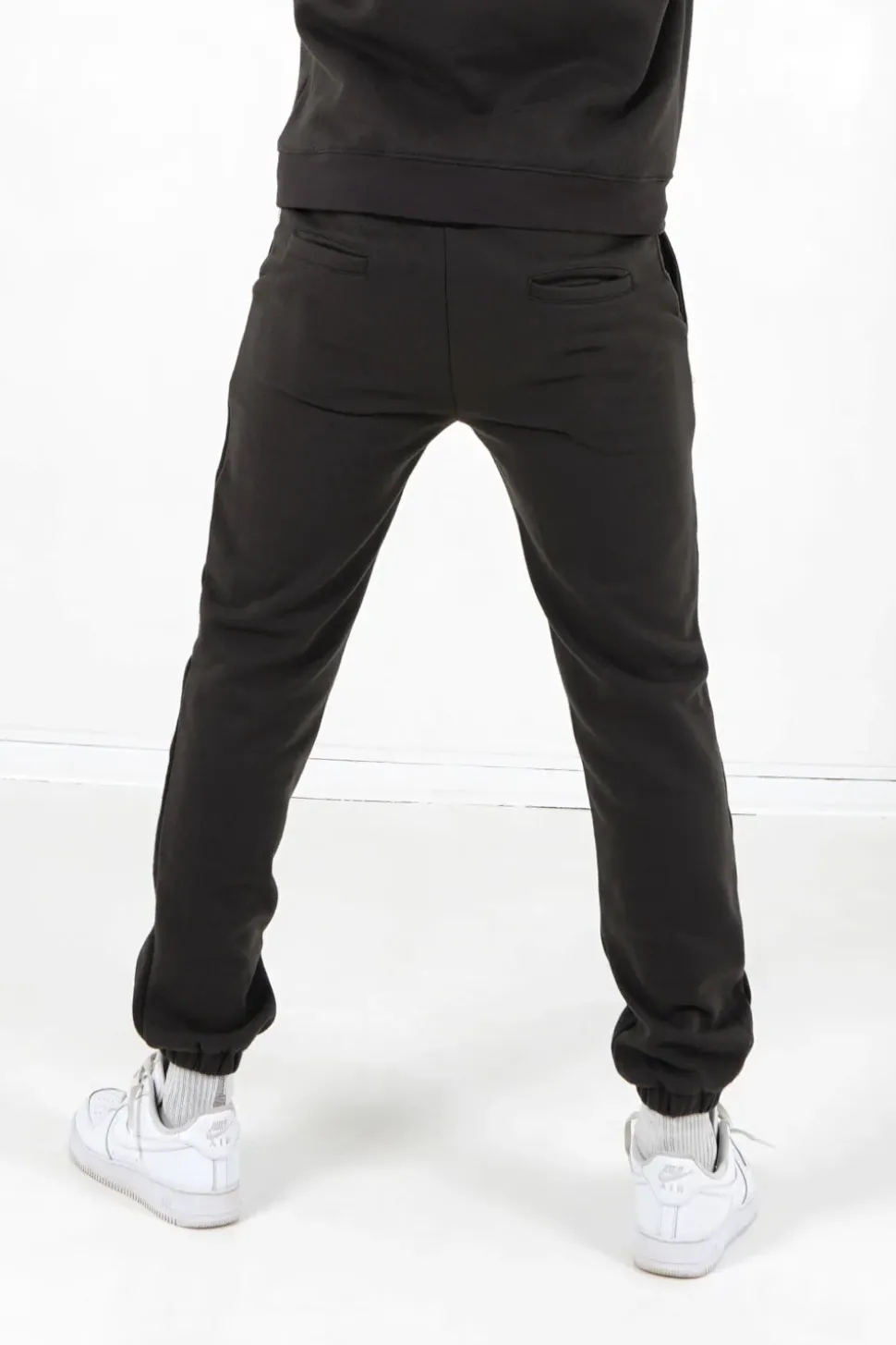 Jogging Molletonne Logo Gris Fonce