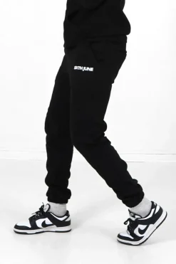 Jogging Molletonne Logo Noir