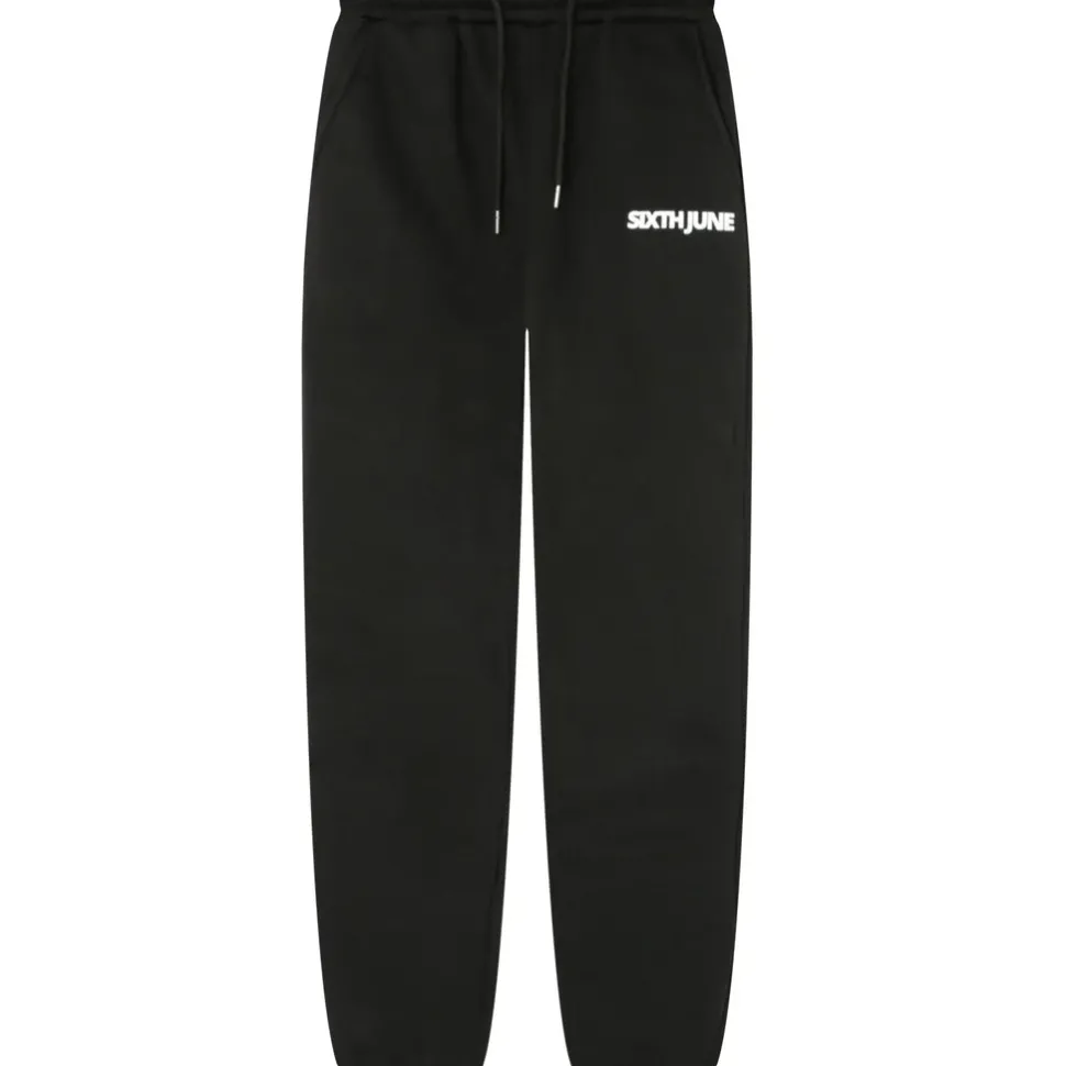 Jogging Molletonne Logo Noir