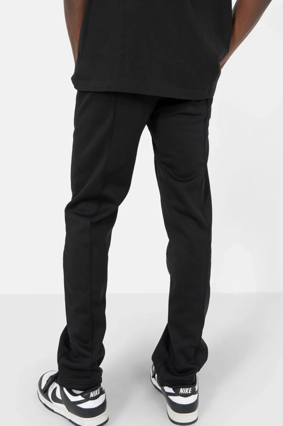 Jogging Molletonne Surpiqures Noir