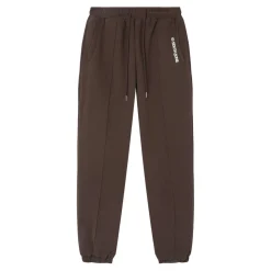 Jogging Molletonne Surpiqures Marron