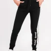 Jogging Nylon Bandes Gothique Noir