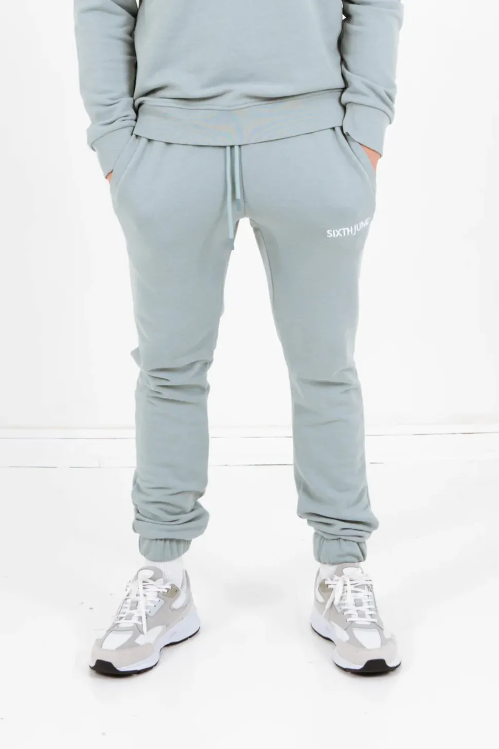 Jogging Soft Logo Brode Bleu