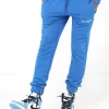Jogging Soft Logo Brode Bleu Fonce