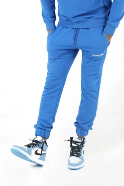 Jogging Soft Logo Brode Bleu Fonce
