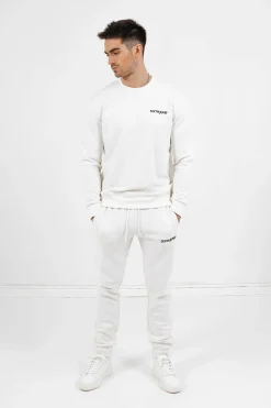 Jogging Soft Logo Brode Blanc