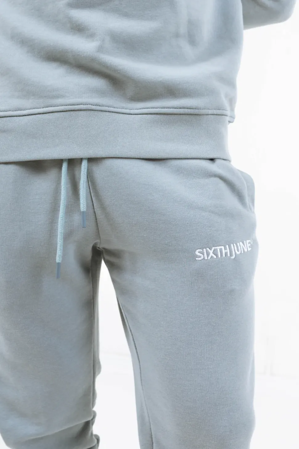 Jogging Soft Logo Brode Bleu