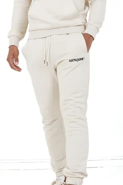 Jogging Soft Logo Brode Beige Clair
