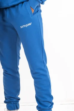 Jogging Soft Logo Brode Bleu Fonce