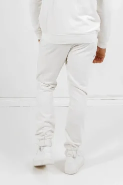 Jogging Soft Logo Brode Blanc