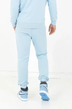 Jogging Soft Logo Brode Bleu Clair