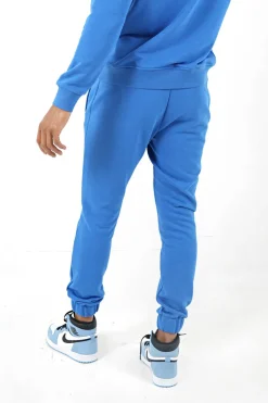 Jogging Soft Logo Brode Bleu Fonce
