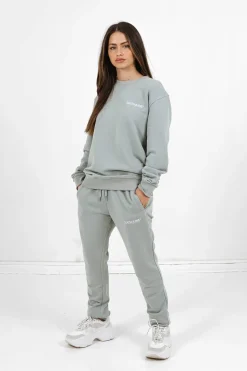 Jogging Soft Logo Brode Bleu