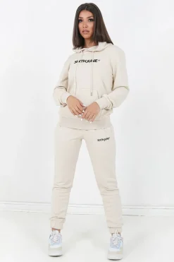Jogging Soft Logo Brode Beige Clair