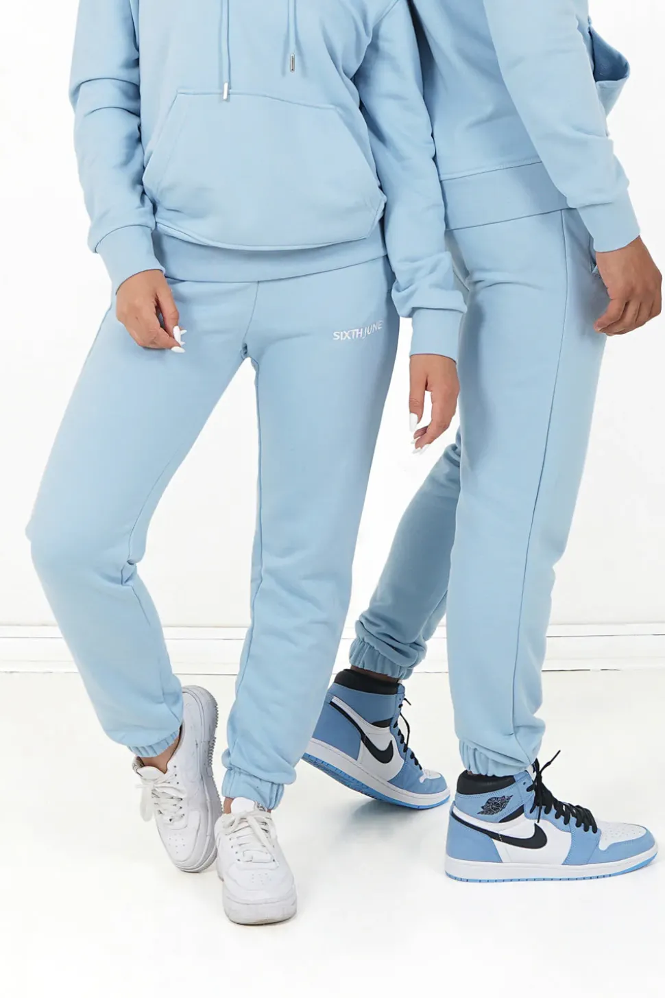 Jogging Soft Logo Brode Bleu Clair