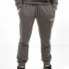 Jogging Soft Logo Brode Gris Fonce