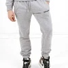 Jogging Soft Logo Brode Gris