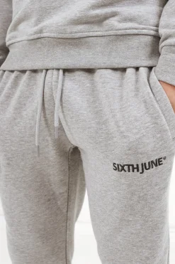 Jogging Soft Logo Brode Gris