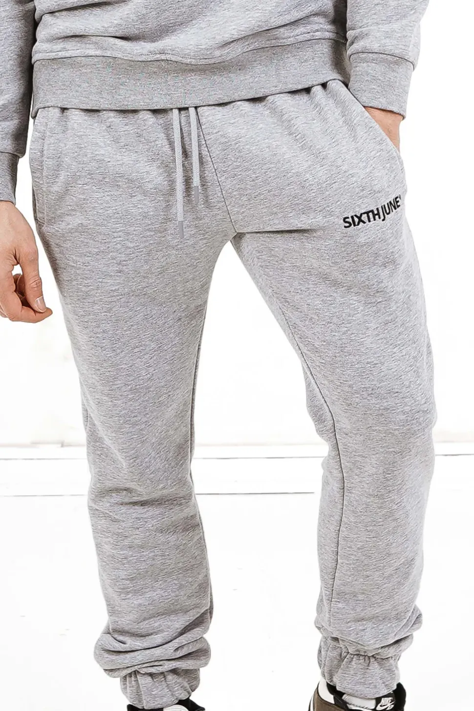Jogging Soft Logo Brode Gris