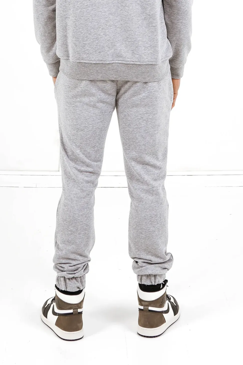 Jogging Soft Logo Brode Gris