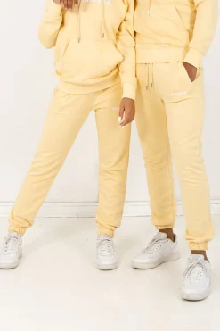 Jogging Soft Logo Brode Jaune