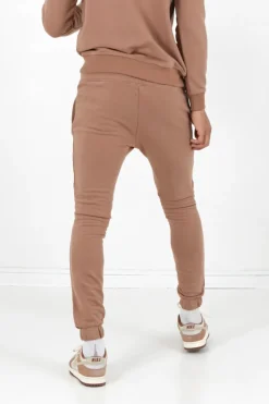 Jogging Soft Logo Brode Marron Clair