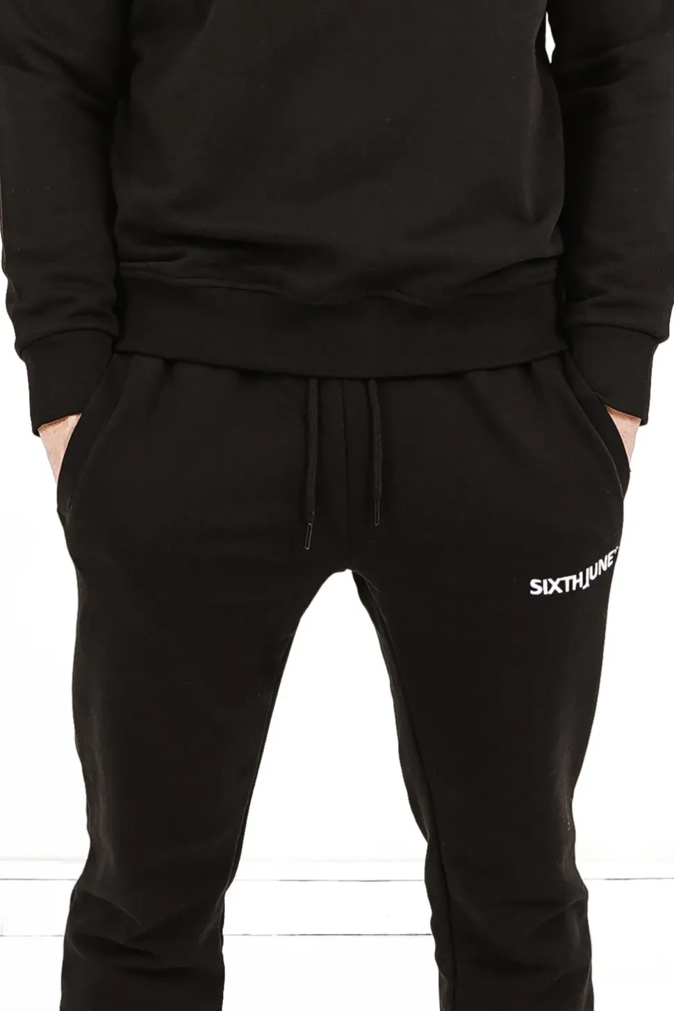 Jogging Soft Logo Brode Noir