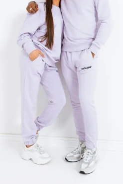 Jogging Soft Logo Brode Violet Clair