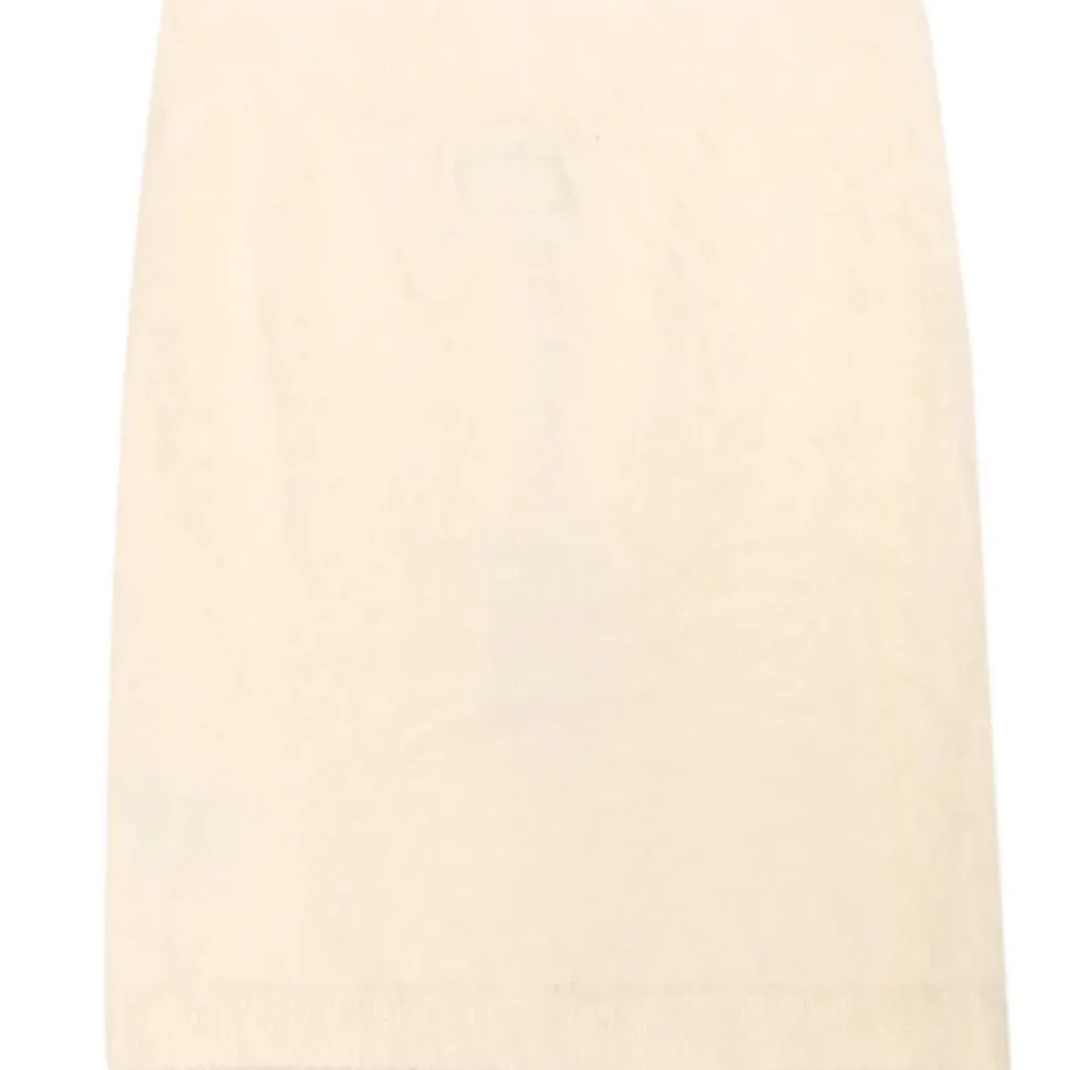 Jupe Duveteuse Courte Beige